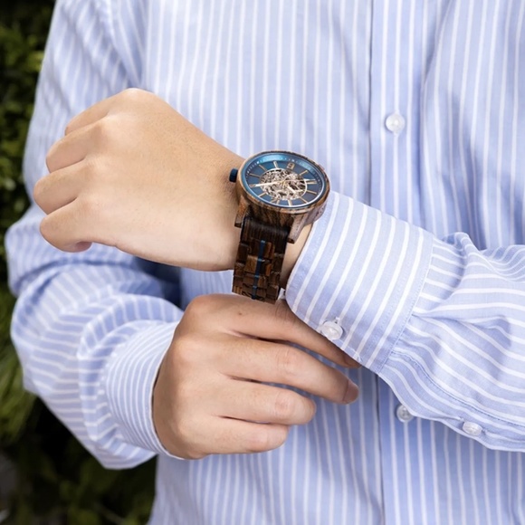 BOBO Bird - Luxury Handmade Compass Style Wood Automatic Mechanical Movement - Picture 10 of 14